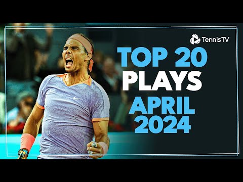 Vintage Nadal, Incredible Jarry Pass, Dimitrov Hand Skills & More! | Top 20 Shots From April 2024