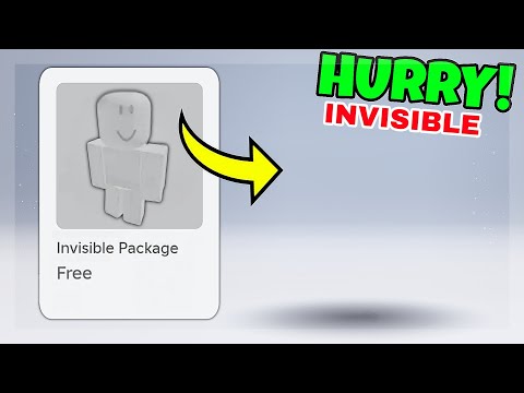 HURRY! BE INVISIBLE ON ROBLOX NOW