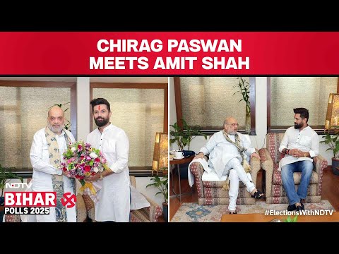Bihar Election News | Chirag Paswan Meets Amit Shah, Finalise NDA's Campaign Strategy