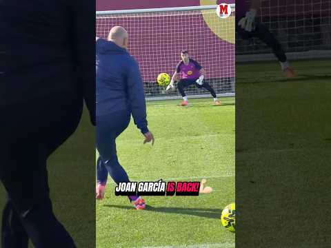 JOAN GARCÍA IS BACK!💪🏻👀✅#JoanGarcia #FCBarcelona #LaLiga #Goalkeeper #Football