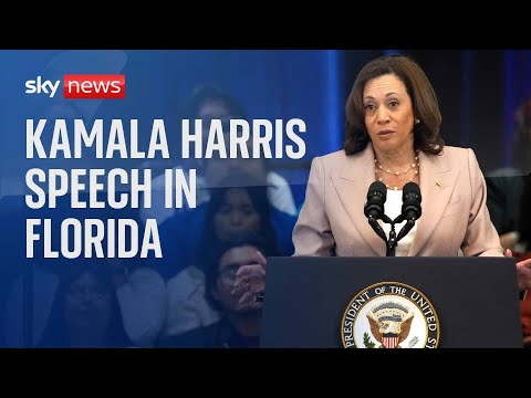 Kamala Harris delivers speech in Florida
