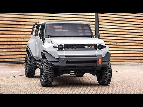 New Mahindra Thar Electric 2024  Mahindra Thar.e Concept - The all-electric Thar! | First Look |