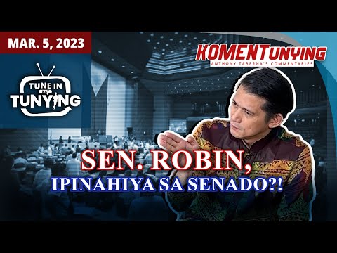 SEN. ROBIN, IPINAHIYA SA SENADO?!
