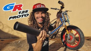 Escape da moto caseira