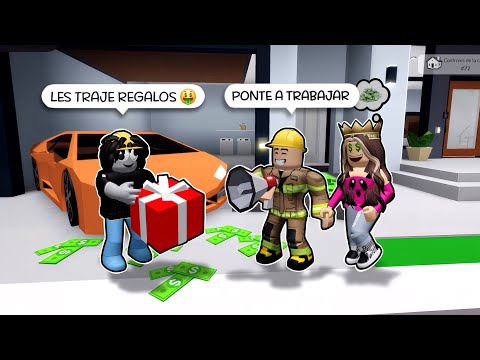 ¡ME HICE MILLONARIO Y REGALE ROBUX EN BROOKHAVEN!