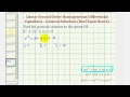 Differential Equations and Characteristic Roots