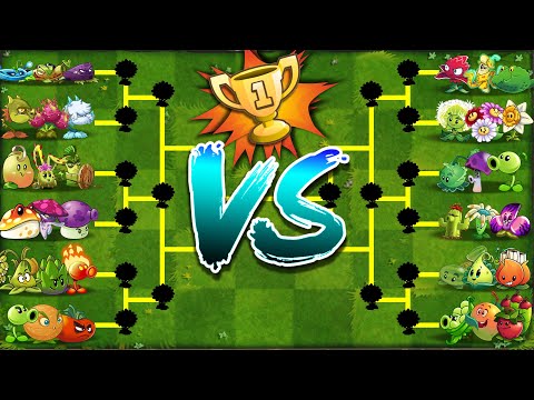 PvZ 2 BIG Tournament Custom Speed - Who Will Win? - Plant vs Plant Challenge