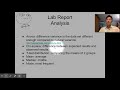 Lab Report Writing and Analysis