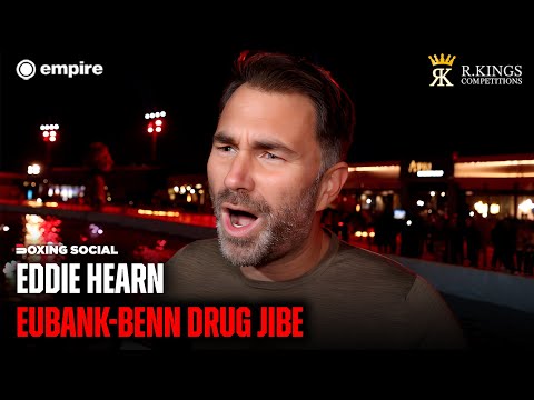 Eddie Hearn REACTS To Chris Eubank Drug Test Jibe To Conor Benn