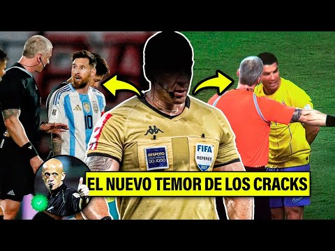 El ÁRBITRO MÁS PELIGROSO y mamado de la actualidad ¡Ya SE PELEÓ con MESSI y CR7! ¡Retó a Hulk!😱🔥