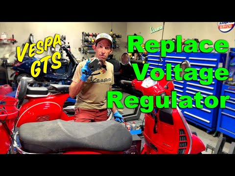 Diagnose & Replace the Voltage Regulator on a Vespa GTS 250