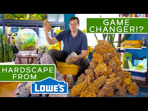 I Bought 370 POUNDS of Hardscape from LOWE'S — W Is it really possible to get aquascaping supplies from Lowe's?!?

Support me on Patreon_ https_//www