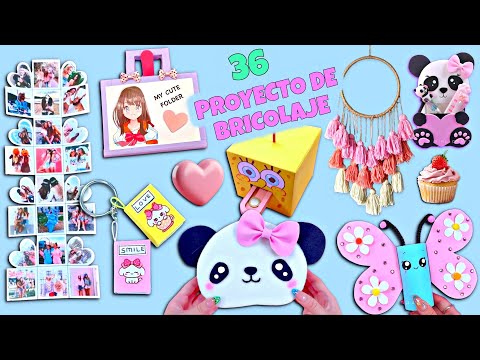 36 HAZLO TÚ MISMO: PROYECTOS DIY FÁCILES Y BARATOS - DECORACIÓN, PAPELERÍA Y MANUALIDADES DE PAPEL