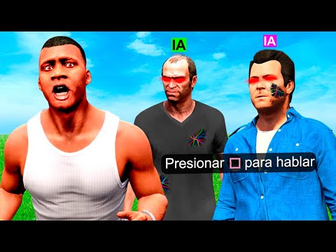 JUEGO GTA 5 pero los NPC tienen INTELIGENCIA ARTIFICIAL 🤖