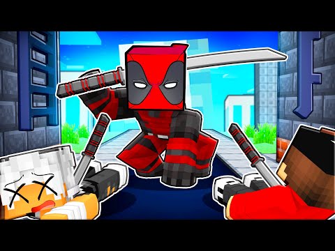 Playing Minecraft as a PROTECTIVE DEADPOOL!