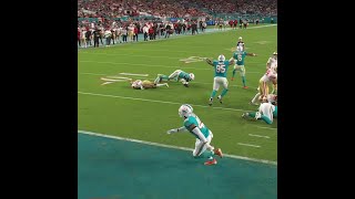 Eric Saubert catches for a 3-yard Touchdown vs. Miami Dolphins