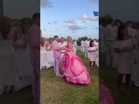 Bride Breaks Tradition With Bold Pink Gown