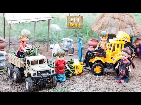 Miniature Green Mirchi Bajji  | Tiny Cooking | Mini Food Cooking