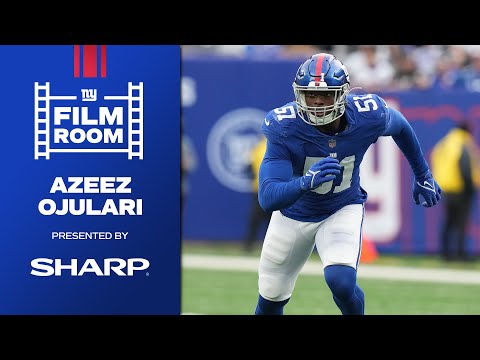 Film Room: Azeez Ojulari's Record Setting Rookie Year | New York Giants video clip