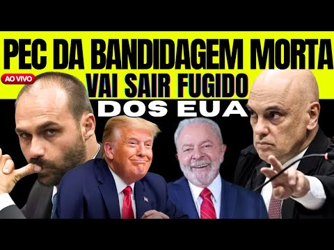 [AO VIVO] EDUARDO BOLSONARO VAI SAIR FUGIDO DOS EUA & A PEC DA BLINDAGEM VOTADA AGORA NO SENADO!