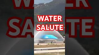 Apa Itu Water Salute? #aviation #airplane #aircrew #captainvincent #avgeek #aircraft #airport