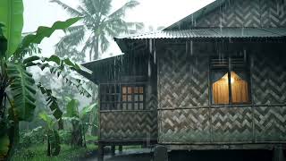 Heavy Rain on a Tin Roof with Thunder | Sleep Like a Baby Tonight 🌧️⚡ (No Music)