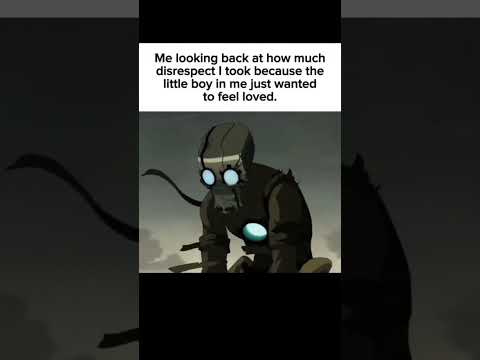 Me looking back at how much disrespect I took because the little boy in me just wanted to feel loved