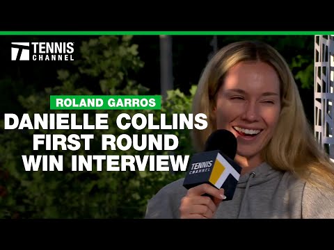 Danielle Collins Talks About The Importance Of Family And Friends | 2024 Roland Garros First Round