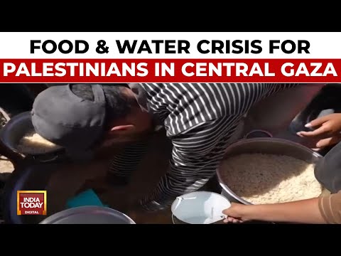 Central Gaza Residents Face Daily Grind For Food And Water As Conflict Continues