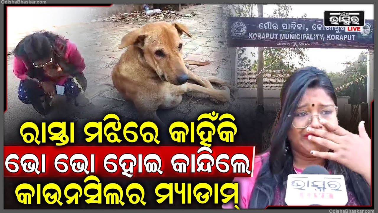 ହଠାତ୍ ଏମିତି କ'ଣ ହେଲା ଯେ ବିଚ୍ ରାସ୍ତାରେ ଭୋ ଭୋ ହୋଇ କାନ୍ଦିଲେ କାଉନସିଲର ମ୍ୟାଡ଼ାମ...