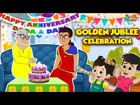 दादा दादी की Golden Jublee Celebration | Dada Dadi's Anniversary | Jabardast Hindi Kahaniya