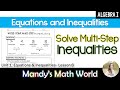 Solving Multi-Step Inequalities