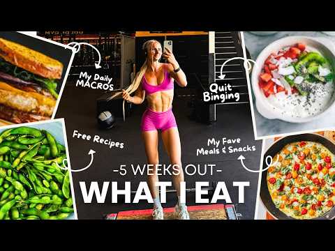 Leaning Out FAST: EXACTLY What I Eat 5 Weeks Out (Bikini Prep)