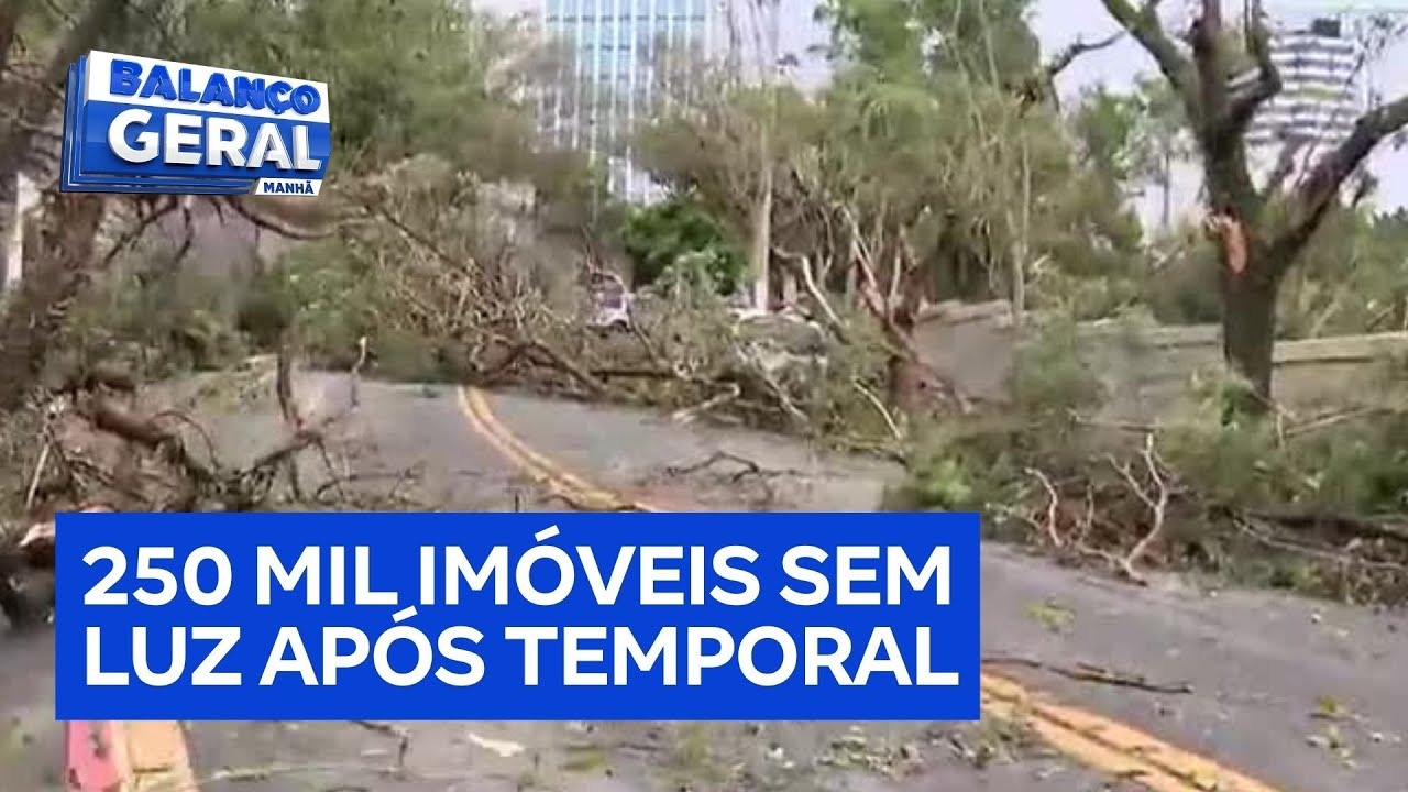 São Paulo ainda tem 250 mil imóveis sem energia após temporal de segunda 22