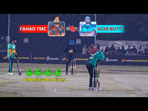 Unbelievable Sixes By Achi Butt And Usma Ali Against Fahad Mian Chanu | Best Match In Cricket 2025