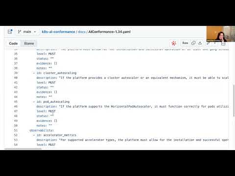 WG AI Conformance Weekly Meeting for 2025-11-20