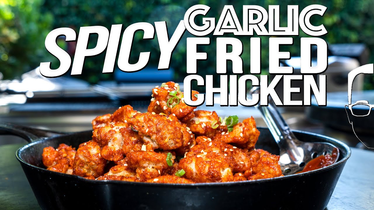 Spicy garlic fried chicken
