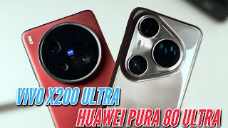ЛУЧШАЯ КАМЕРА 2025. HUAWEI PURA 80 ULTRA vs VIVO X200 ULTRA.