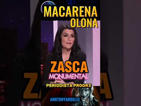 🚨 MACARENA OLONA, ZASCA MONUMENTAL A PR0GR3 PERIODISTA #españa #ultimahora #macarenaolona #politica