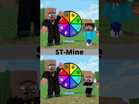 Baby Steve VS Bad Villager. Traveling circus. #shorts