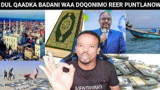 DHACA & BOOBKA SICIID HULUMBE & PUNTLAN O FAKHRI HALKII U DAMBAYSAY MARAYSA, DADKII O SO TAHRIIBAYA,