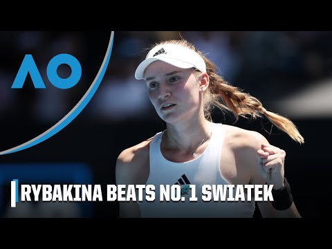 Elena Rybakina eliminates Iga Swiatek in straight sets | Australian Open