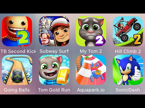 Sonic Dash,Subway Surf,Aquapark.io,Kick The Buddy,My Tom 2,Hill Climb 2,Going Balls,Tom Gold Run