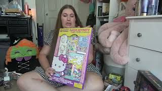 Courtney Opens Haul Stuff!!  P4 - Hello Kitty Activity Book