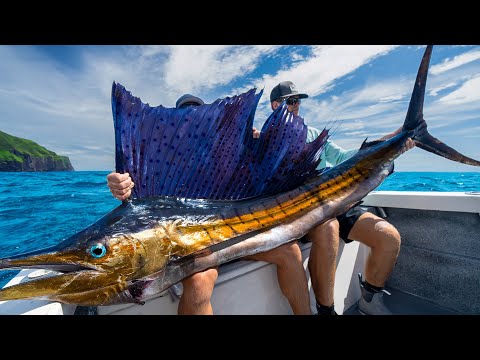 MASSIVE Mexican Sailfish... Catch Clean Cook