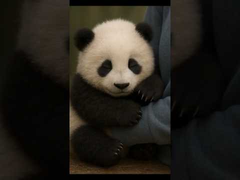 Panda Cub's Gentle Trust #ai #aishorts #shortsfeed #shorts #cute #fun #serotonin #trending #aiart