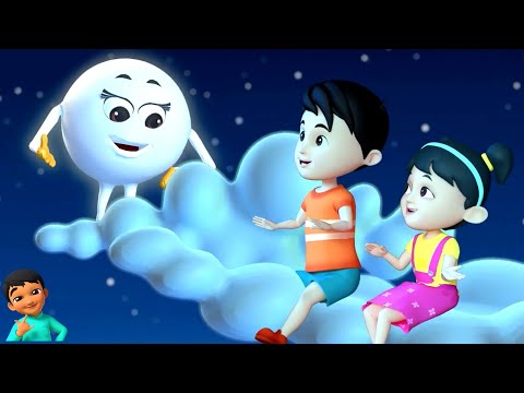 Chanda Mama Cartoon, चंदा मामा, Hindi Rhymes and Kids Songs