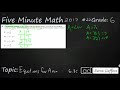 Understanding Equations for Area