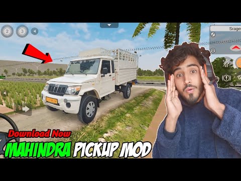 Finally (Mahindra Pickup) Mod For Bus Simulator Indonesia | bus simulator indonesia pickup mod