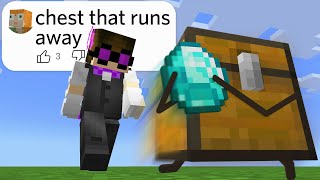 So I Coded Your AWFUL Ideas into Minecraft...